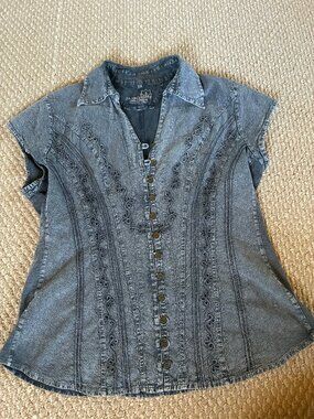 Inca Cotton Blue Large 100% Cotton Made in Peru